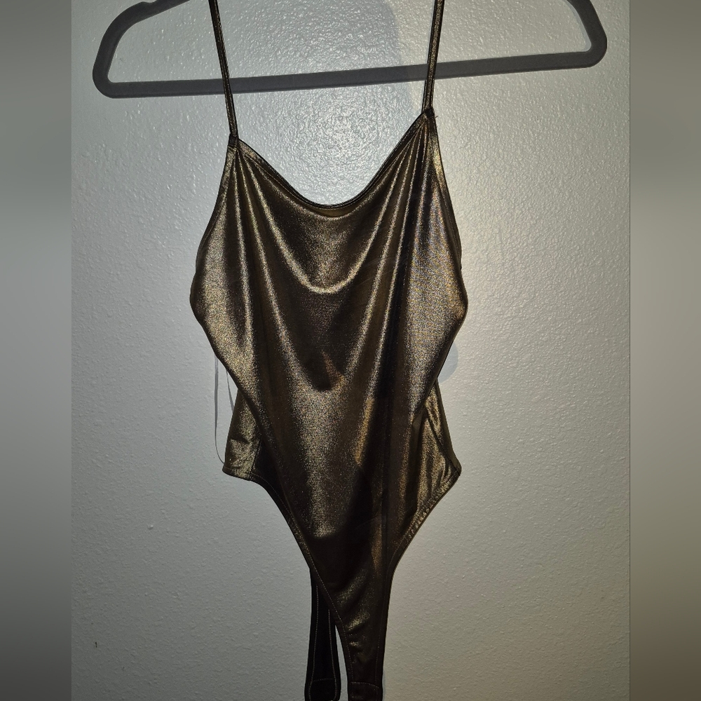 Shimmering Gold Sleeveless Top